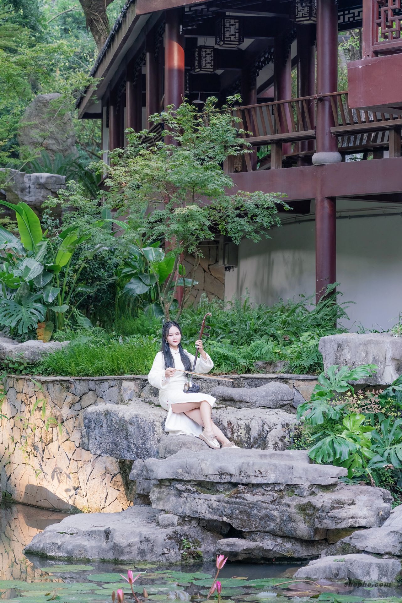 初试旗袍人像拍摄(大渡口美德公园)