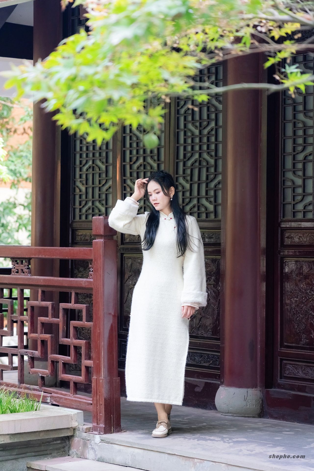初试旗袍人像拍摄(大渡口美德公园)