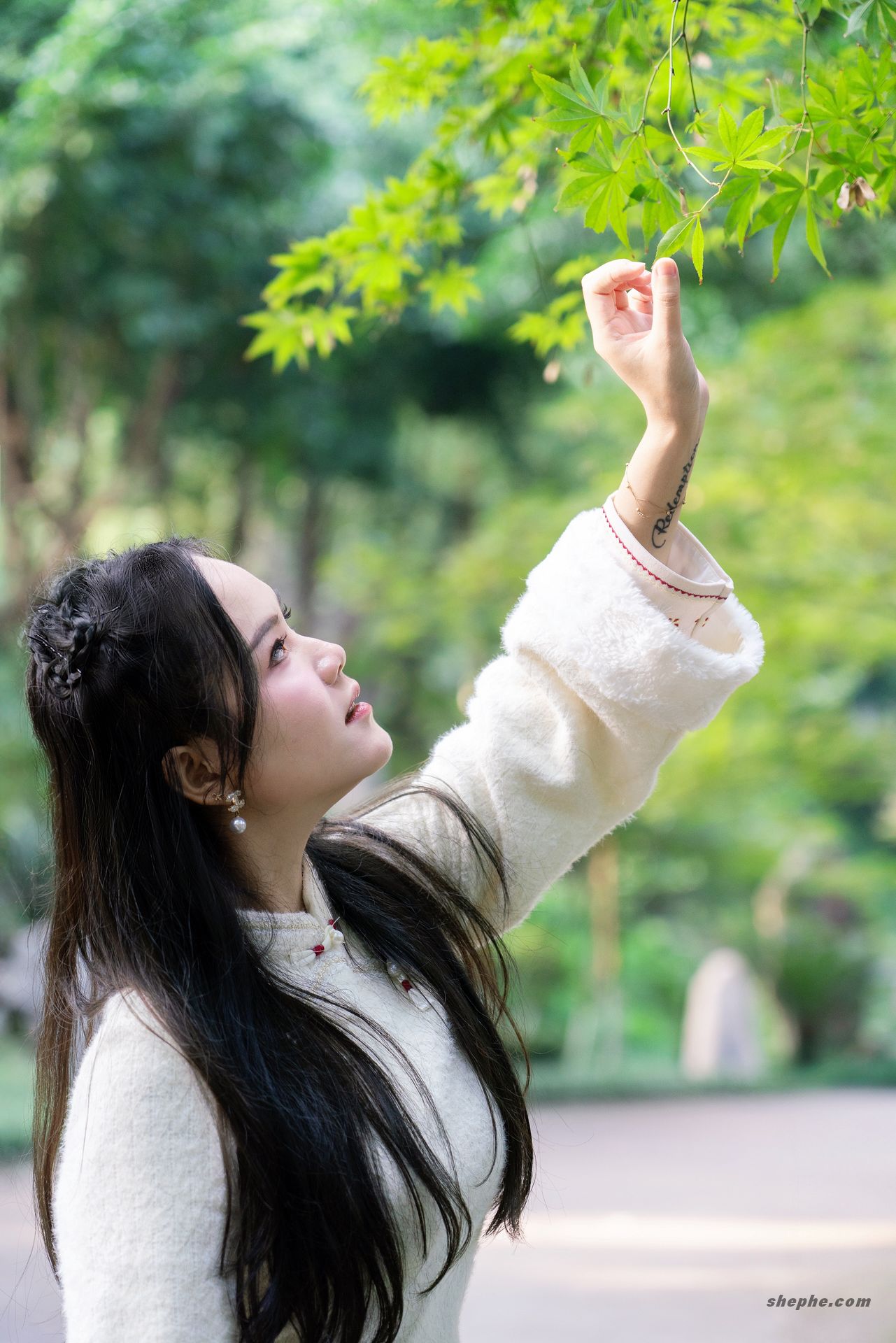 初试旗袍人像拍摄(大渡口美德公园)