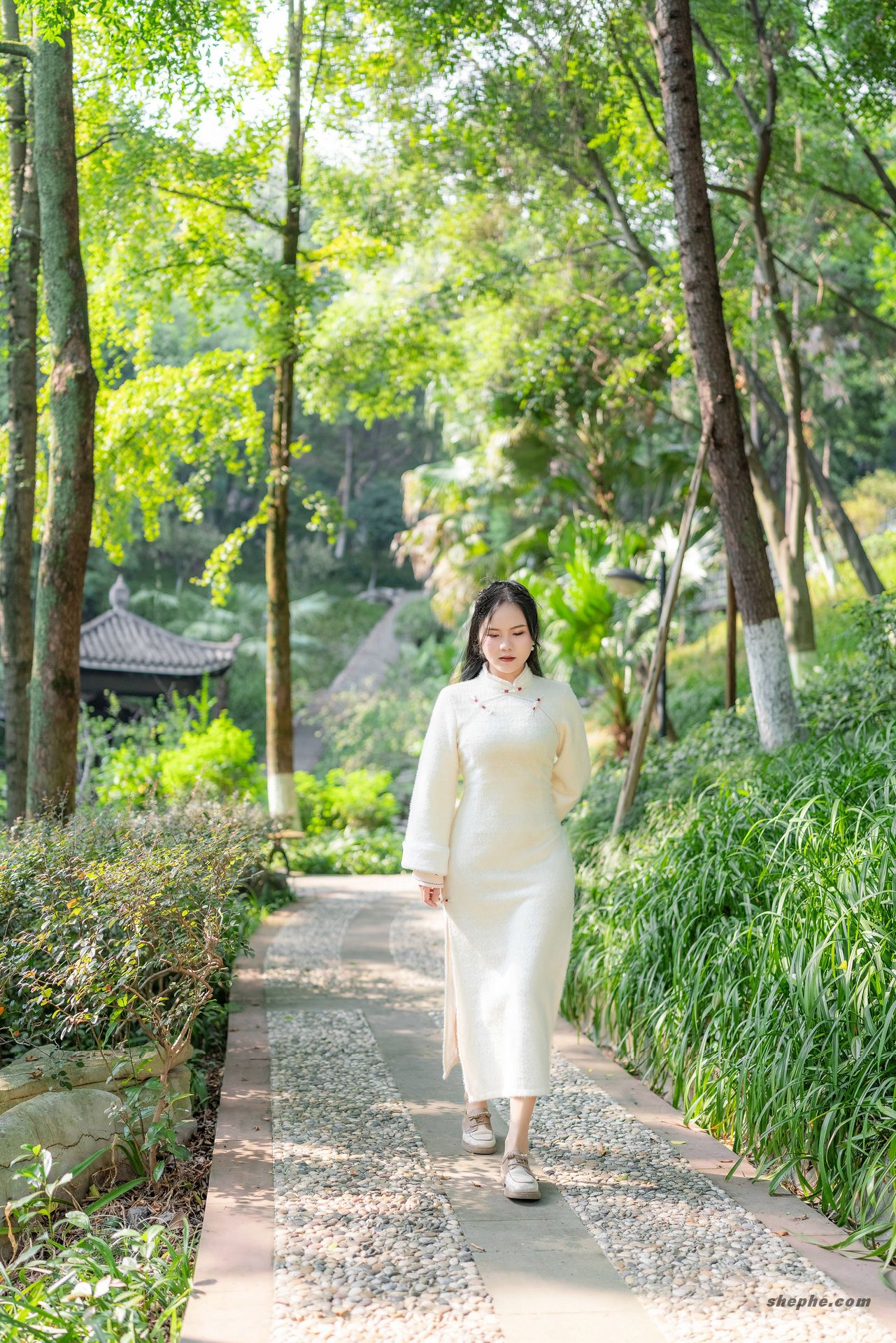 初试旗袍人像拍摄(大渡口美德公园)
