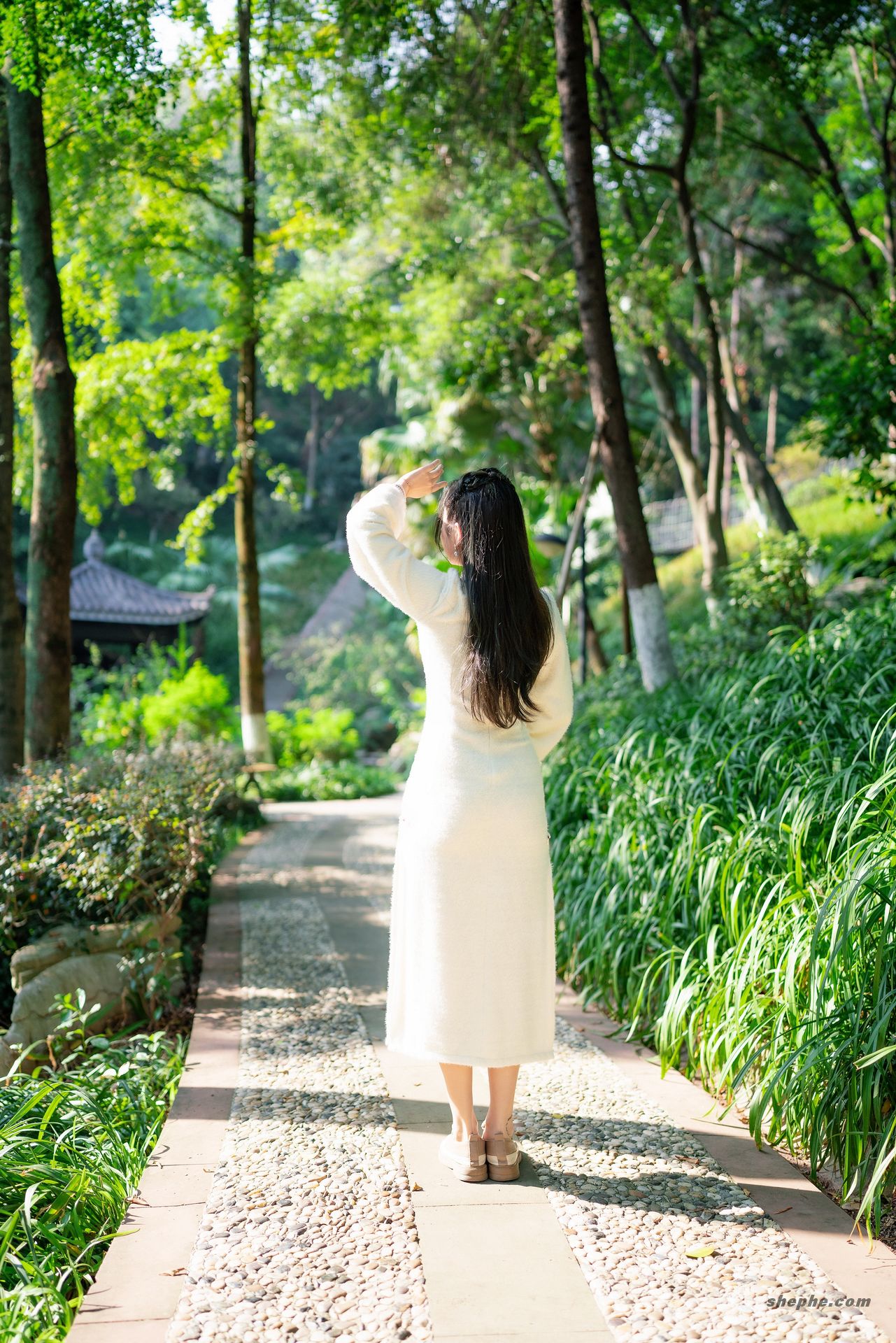 初试旗袍人像拍摄(大渡口美德公园)